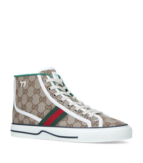 women's gucci tennis 1977 high top sneaker|Gucci tennis 1977 platform sneakers.